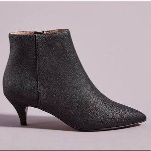 NWOT Anthropologie Kitten Heeled Ankle Boots